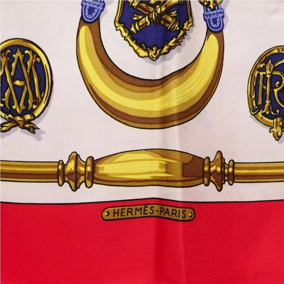 Vintage HERMES SCARF “Harnais des Presidents” - Picture 7 of 9